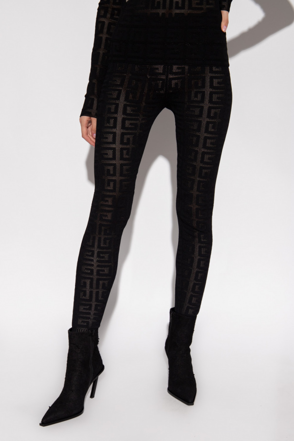 Black Transparent leggings Givenchy - SchaferandweinerShops